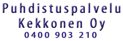 Puhdistuspalvelu Kekkonen Oy logo